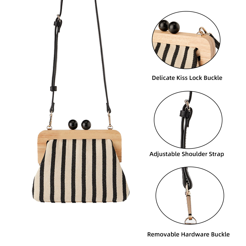 Chanel Mini Kiss-Lock Crossbody Bag, Luxury, Bags & Wallets on Carousell