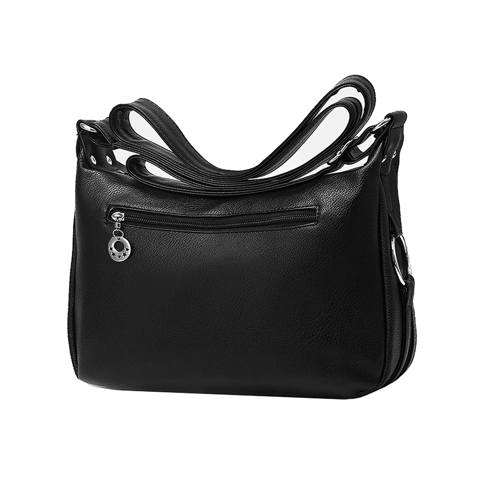 MINTEGRA Women's Multi-Pocket PU Leather Crossbody Bag