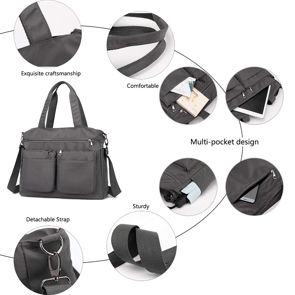 MINTEGRA waterproof multi-pocket large capacity handbag crossbody bag