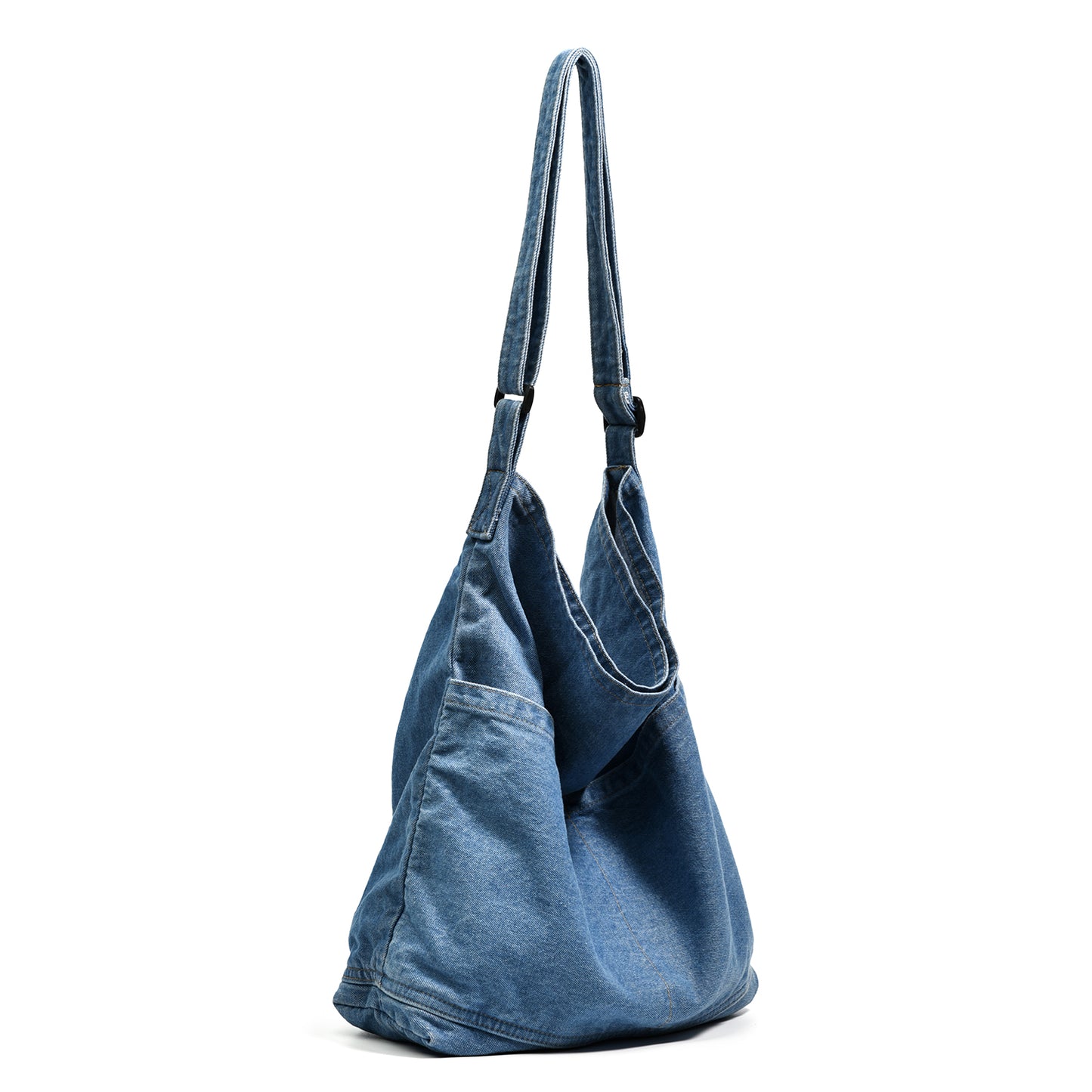 MINTEGRA retro denim crossbody tote bag